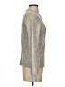 Ann Taylor Metallic Silver Pullover Sweater Size S - photo 4