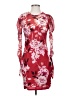 Fourteenth Place 100% Polyester Print Red Cocktail Dress Size S - photo 1
