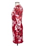 Fourteenth Place 100% Polyester Print Red Cocktail Dress Size S - photo 5