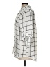 Apt. 9 100% Polyester Checkered-gingham Gray 3/4 Sleeve Blouse Size L - photo 5