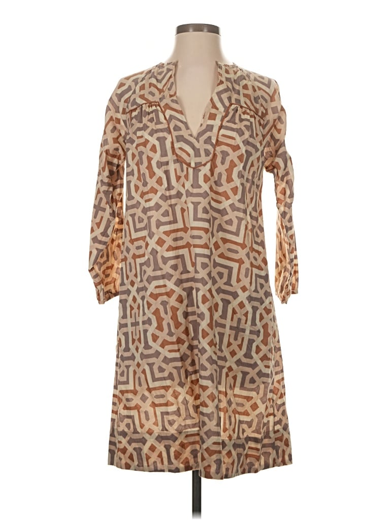 Pre-owned Pink Chicken Casual Dress In Brown