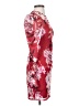 Fourteenth Place 100% Polyester Print Red Cocktail Dress Size XS - photo 4