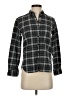 Jack Wills 100% Cotton Plaid Gray Long Sleeve Button-Down Shirt Size 2 - photo 1