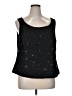 Alex Evenings 100% Polyester Black Sleeveless Blouse Size 1X - photo 1