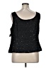 Alex Evenings 100% Polyester Black Sleeveless Blouse Size 1X - photo 2