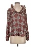 Elizabeth McKay Red Long Sleeve Blouse Size 2 - photo 1
