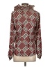 Elizabeth McKay Red Long Sleeve Blouse Size 2 - photo 2