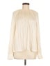 Cos 100% Polyester Ivory Long Sleeve Blouse Size 6 - photo 1
