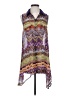 BCBGMAXAZRIA Purple Sleeveless Blouse Size XS - photo 1