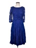 Studio One Blue Cocktail Dress Size 4 - photo 1