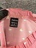 Shein 100% Polyester Polka Dots Pink Long Sleeve Blouse Size 6 - photo 7