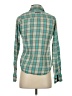 Aventura 100% Cotton Plaid Teal Long Sleeve Button-Down Shirt Size XS - photo 2