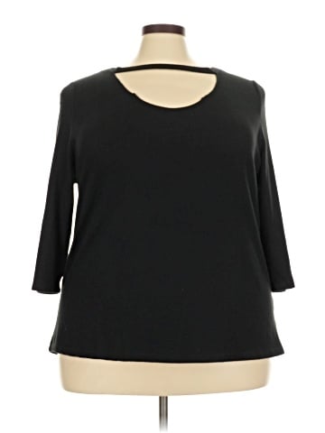 Como Blu 3/4 Sleeve Top (view 1)