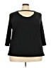 Como Blu Black 3/4 Sleeve Top Size 3X - photo 1