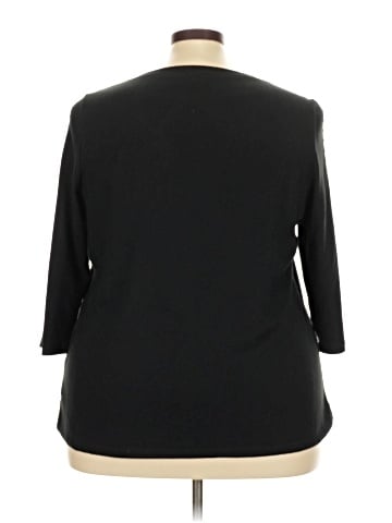 Como Blu 3/4 Sleeve Top (view 2)