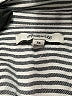 Madewell 100% Viscose Stripes White Silver Short Sleeve Blouse Size XS - photo 7