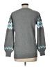 Assorted Brands Chevron-herringbone Gray Pullover Sweater Size L - photo 2