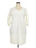 ELOQUII White Ivory Casual Dress Size 18 Plus - photo 1