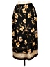 AGB 100% Polyester Print Black Formal Skirt Size L - photo 2