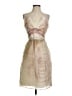 BCBGMAXAZRIA 100% Silk Tan Cocktail Dress Size 2 - photo 1