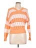 Michael Stars Stripes Orange Pullover Sweater Size L (estimated) - photo 1
