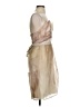 BCBGMAXAZRIA 100% Silk Tan Cocktail Dress Size 2 - photo 4