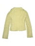 Armani Collezioni 100% Suede Yellow Tan Leather Jacket Size 2 - photo 2