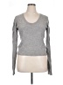 FRAME 100% Cashmere Gray Cashmere Pullover Sweater Size XL - photo 1