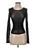 Shein Black Long Sleeve Top Size 4 - photo 1