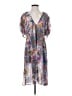 Akemi + Kin 100% Polyester Paisley Gray Casual Dress Size XS - photo 1