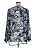 Cupio 100% Polyester Floral Blue Long Sleeve Blouse Size XL - photo 2