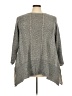 Eight Eight Eight 100% Cotton Chevron-herringbone Gray Pullover Sweater Size 3X - photo 1