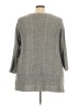 Eight Eight Eight 100% Cotton Chevron-herringbone Gray Pullover Sweater Size 3X - photo 2