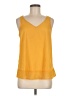 Atmosphere 100% Polyester Yellow Sleeveless T-Shirt Size 6 - photo 1