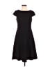 Anne Klein Solid Black Casual Dress Size 8 - photo 1