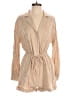 Strut & Bolt Solid Tan Romper Size S - photo 1