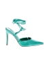 ASOS Color Block Teal Heels Size 12 - photo 1