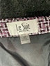 Le Suit 100% Polyester Houndstooth Burgundy Casual Skirt Size 16 Petite - photo 4