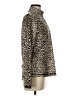J. McLaughlin Animal Print Brown Gold Long Sleeve Blouse Size M - photo 4