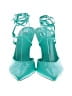 ASOS Color Block Teal Heels Size 12 - photo 2