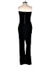 Express Solid Black Jumpsuit Size 2 - photo 2