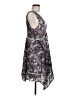 BB Dakota 100% Rayon Paisley Gray Cocktail Dress Size M - photo 4