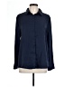 Assorted Brands 100% Polyester Blue Long Sleeve Blouse Size L - photo 1