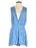 Zara Solid Blue Romper Size S - photo 1