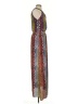 Ella Moss 100% Silk Print Brown Casual Dress Size XS - photo 4