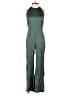 MNG 100% Polyester Solid Green Jumpsuit Size XS - photo 1