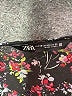 Zara Floral Black Casual Dress Size XS - photo 7