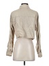 Zara Tan Long Sleeve Blouse Size S - photo 2