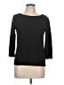 Chaps Black 3/4 Sleeve T-Shirt Size L - photo 1