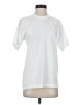 Assorted Brands Solid White Short Sleeve T-Shirt Size S - photo 1